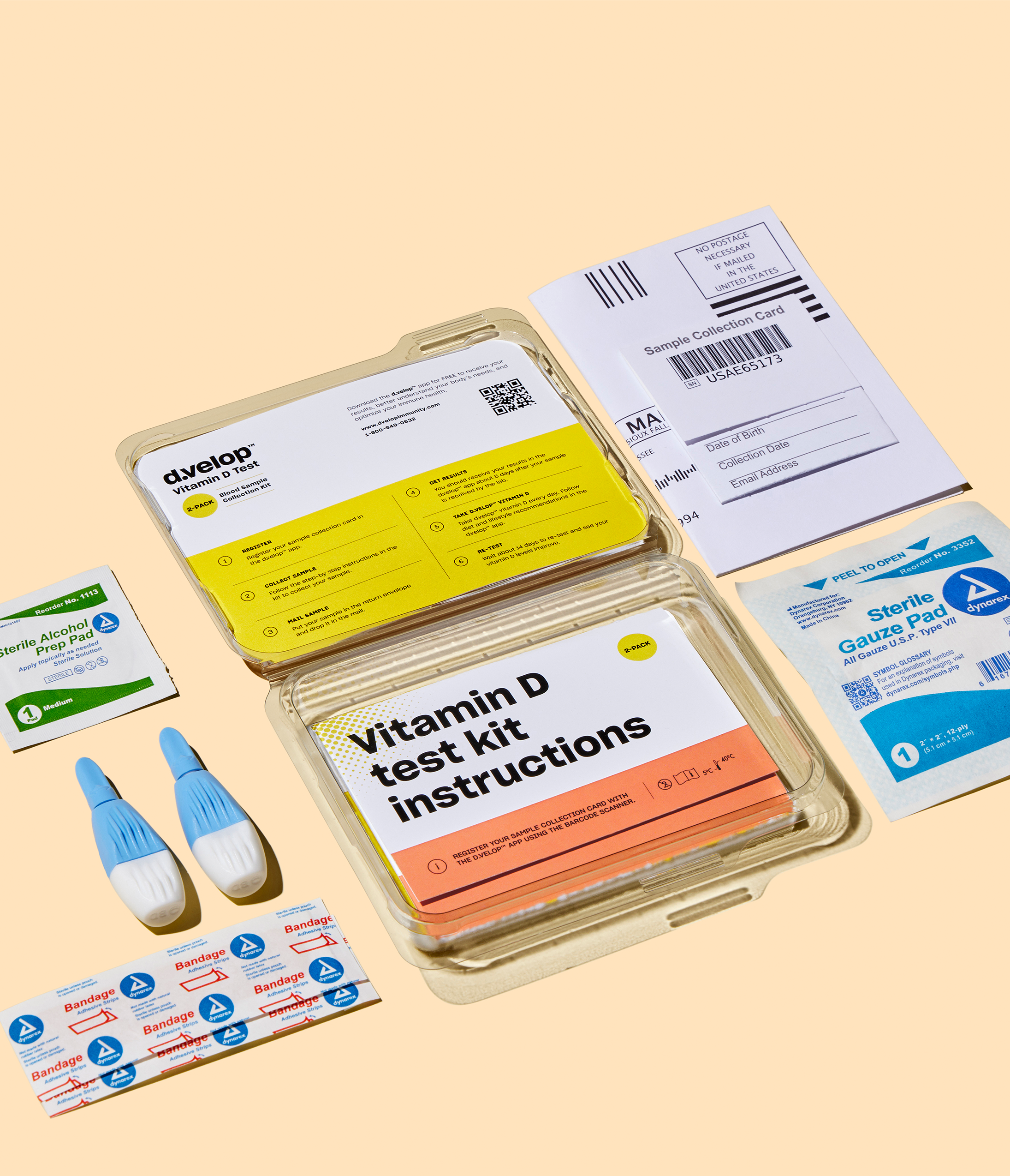 Vitamin D Test Kit - 2 Pack